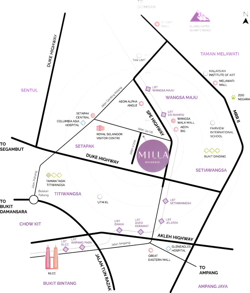 milla-residence-wangsa-maju-beverly-group-location-map-4